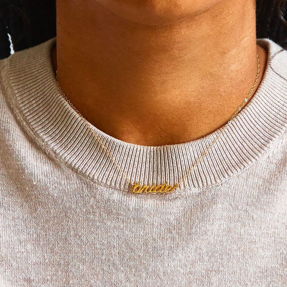 BRIDE Gold Necklace Admiral Row