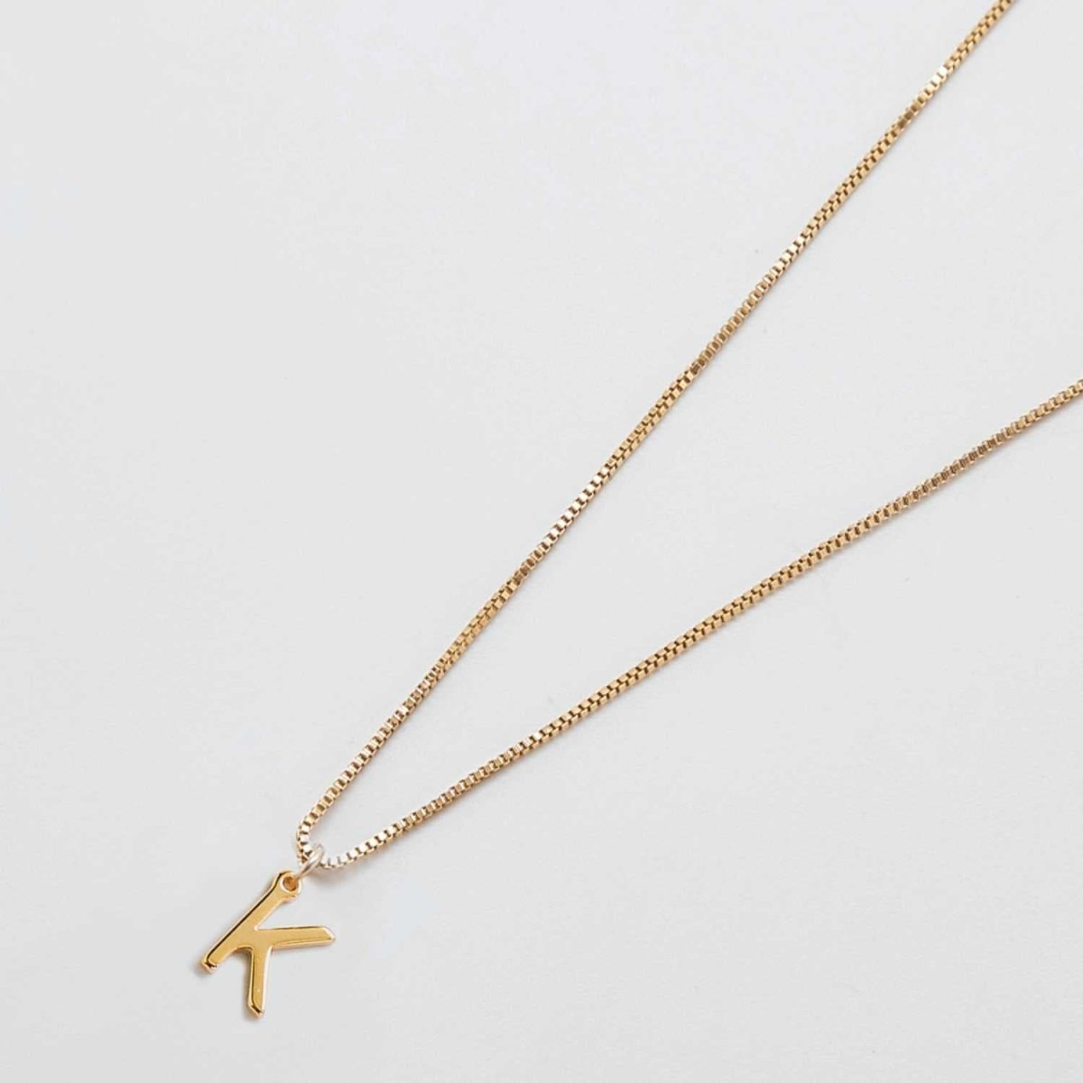 Gold Dainty Initial Necklaces - Admiral Row