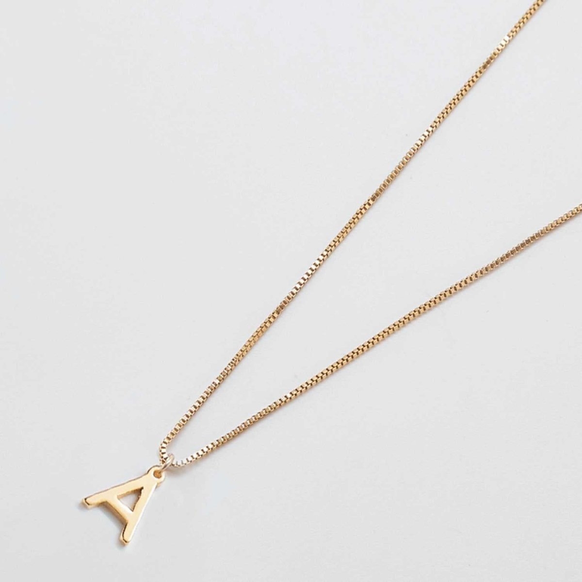 Gold Dainty Initial Necklaces - Admiral Row