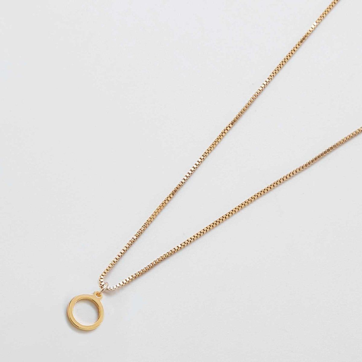 Gold Dainty Initial Necklaces - Admiral Row