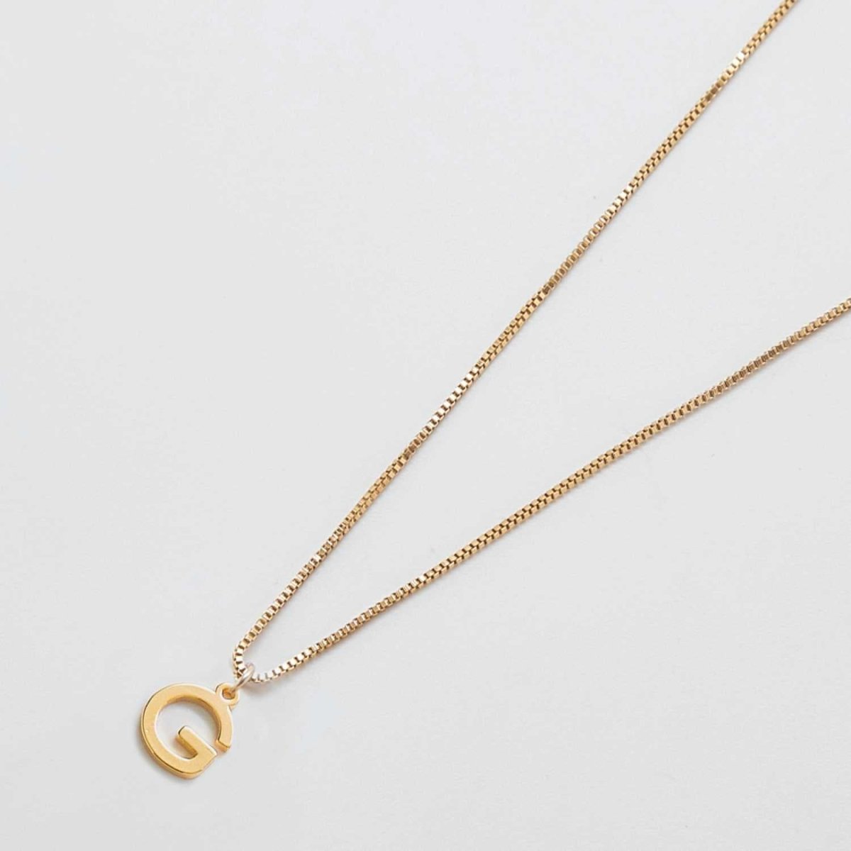 Gold Dainty Initial Necklaces - Admiral Row