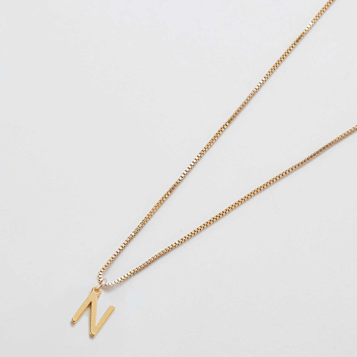 Gold Dainty Initial Necklaces - Admiral Row