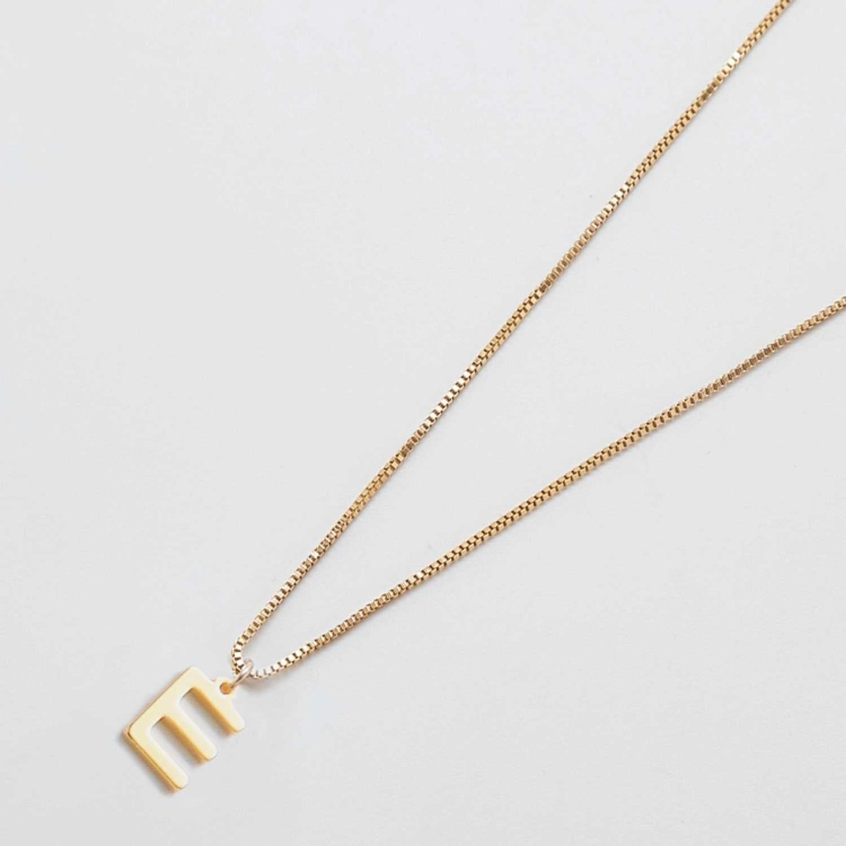 Gold Dainty Initial Necklaces - Admiral Row