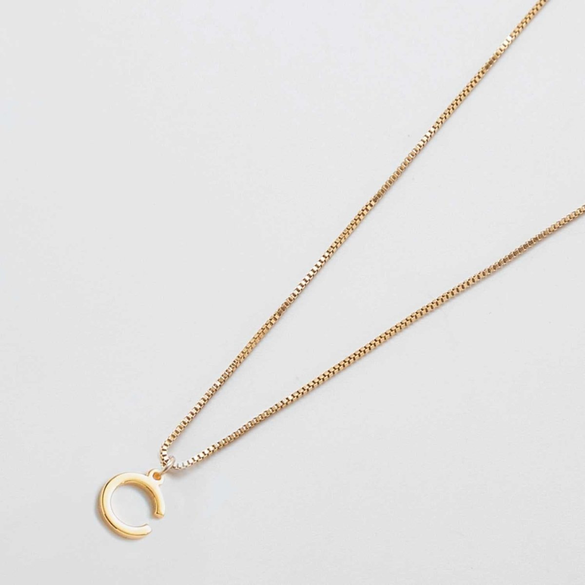 Gold Dainty Initial Necklaces - Admiral Row