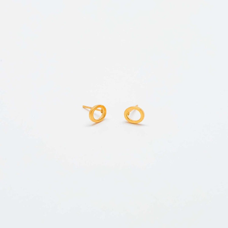 Gold Initial Earrings - Admiral Row