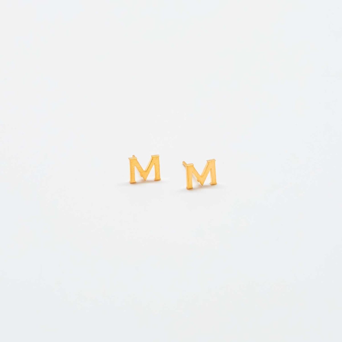 Gold Initial Earrings - Admiral Row