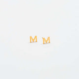 Gold Initial Earrings - Admiral Row