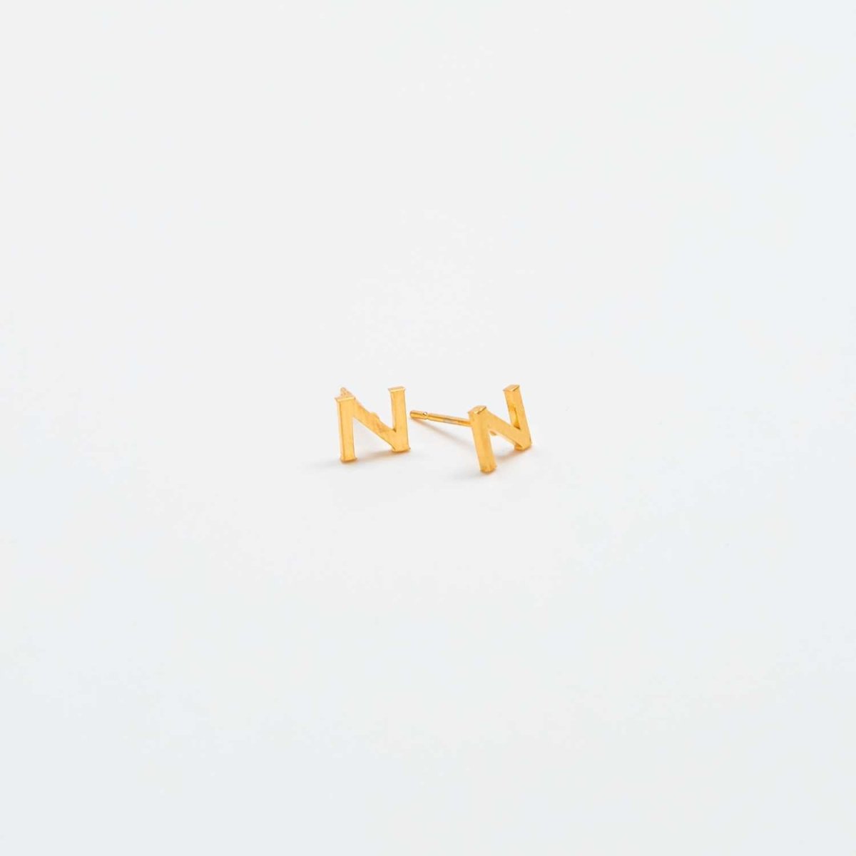 Gold Initial Earrings - Admiral Row