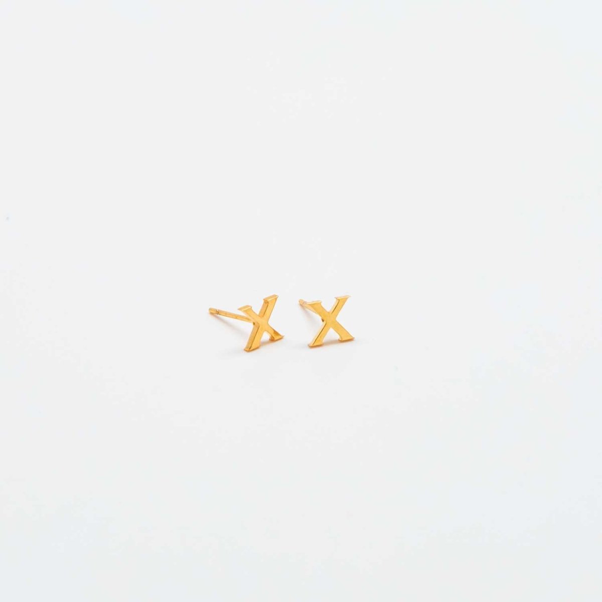 Gold Initial Earrings - Admiral Row