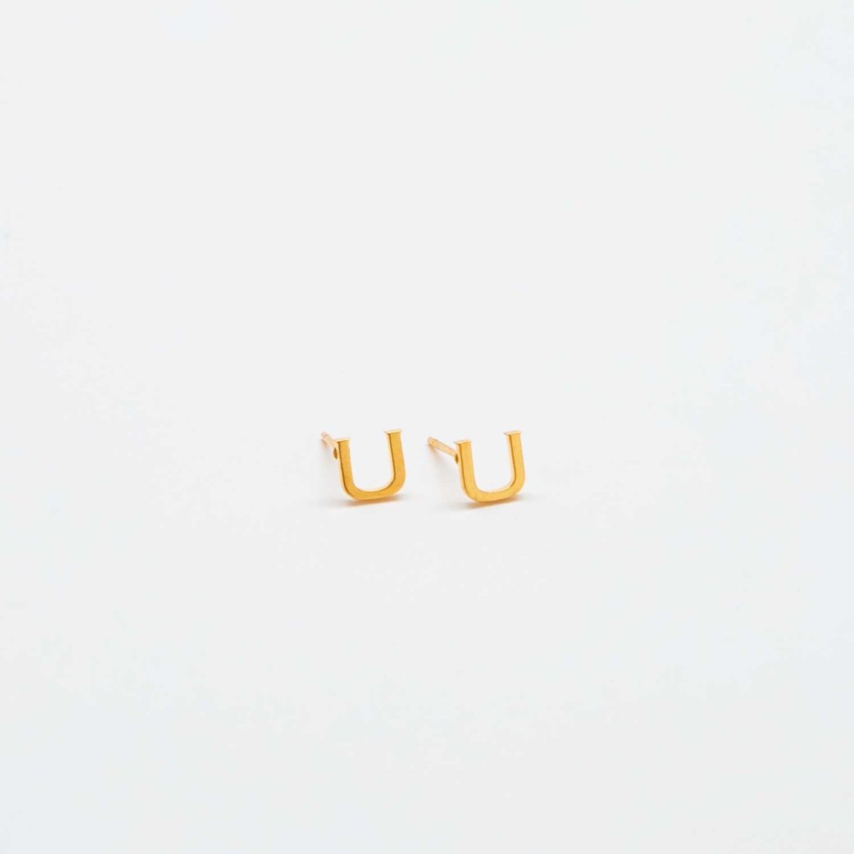 Gold Initial Earrings - Admiral Row