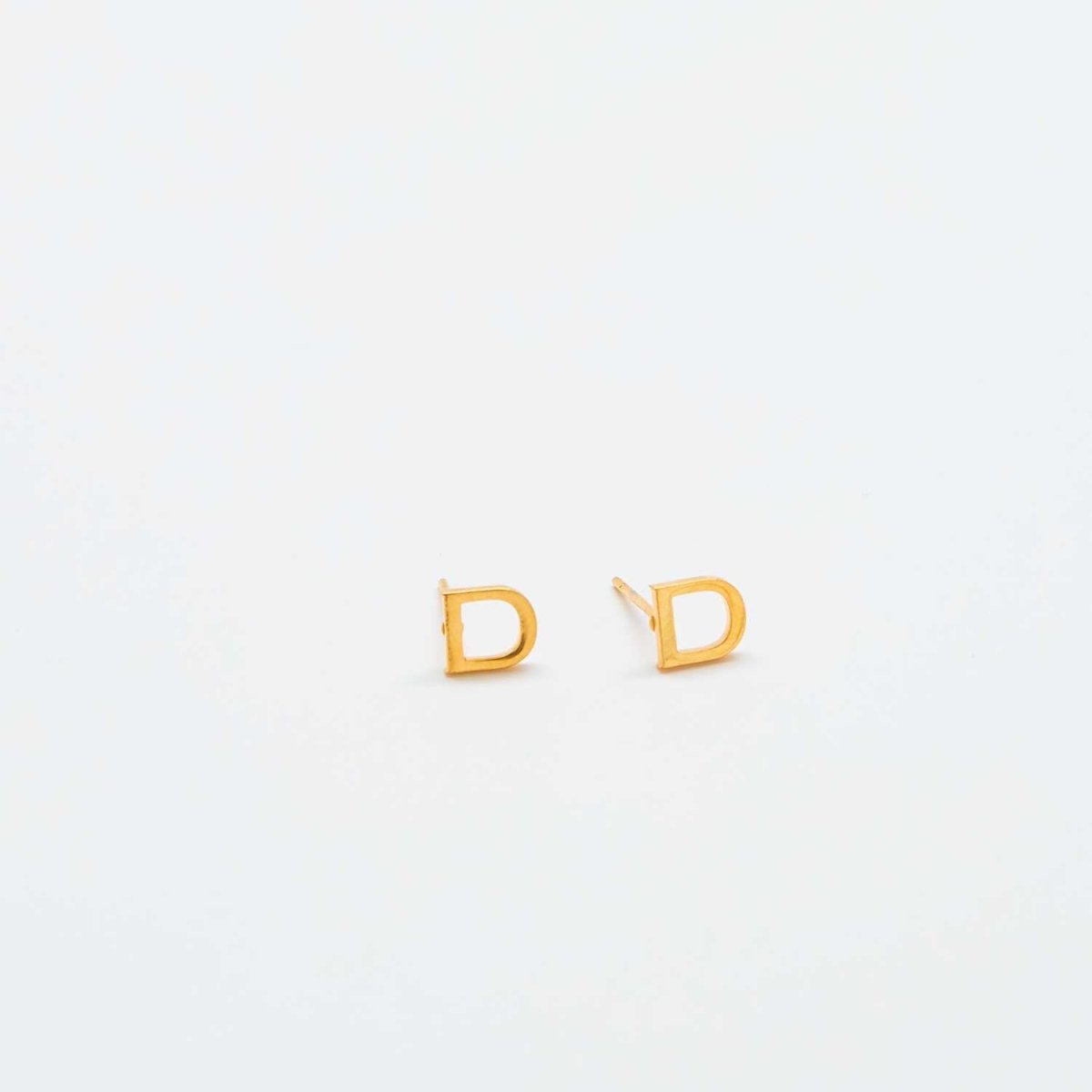 Gold Initial Earrings - Admiral Row