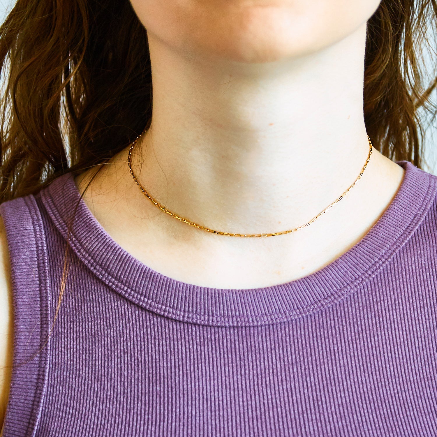 Gold Bar Choker Necklace - Admiral Row