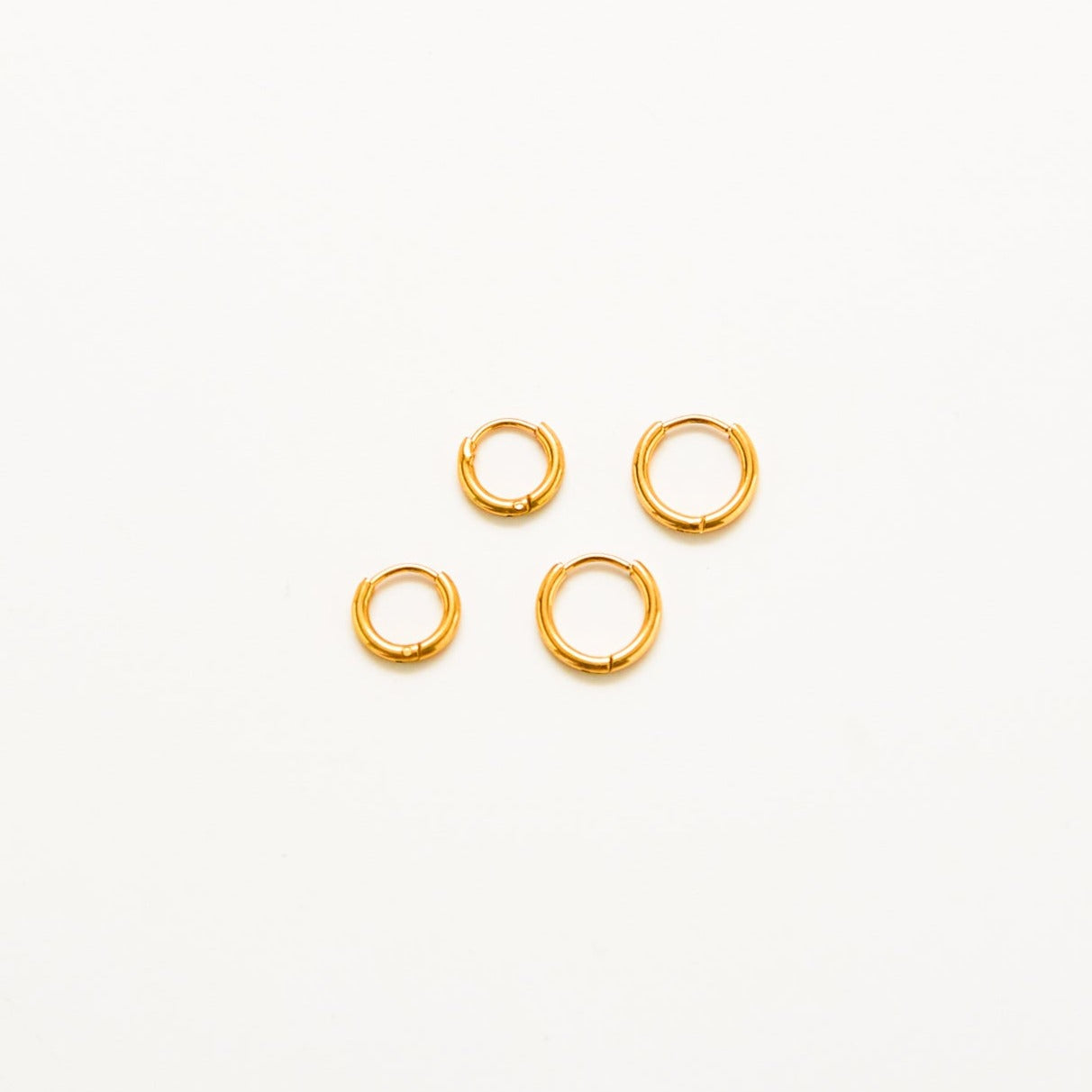 Gold Double Pack - Mini Hoop Earrings - Admiral Row