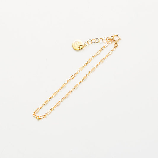 Gold Double Link Chain Bracelet - Admiral Row