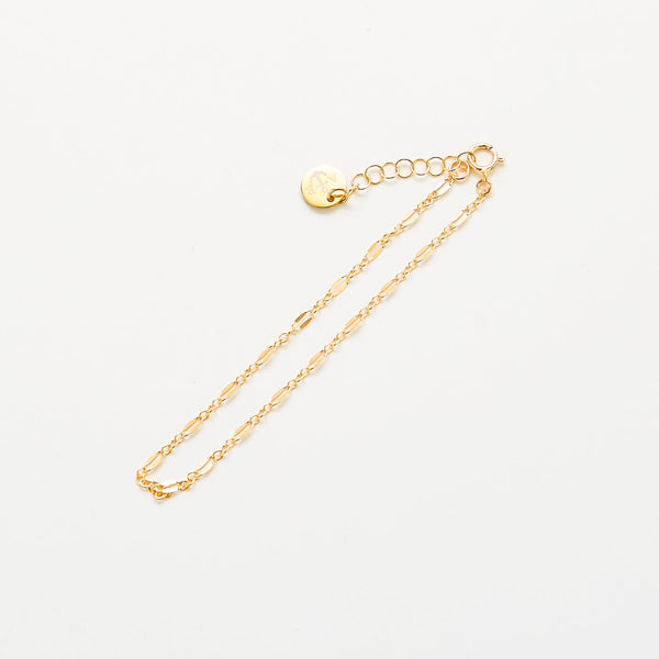 Gold Double Link Chain Bracelet - Admiral Row