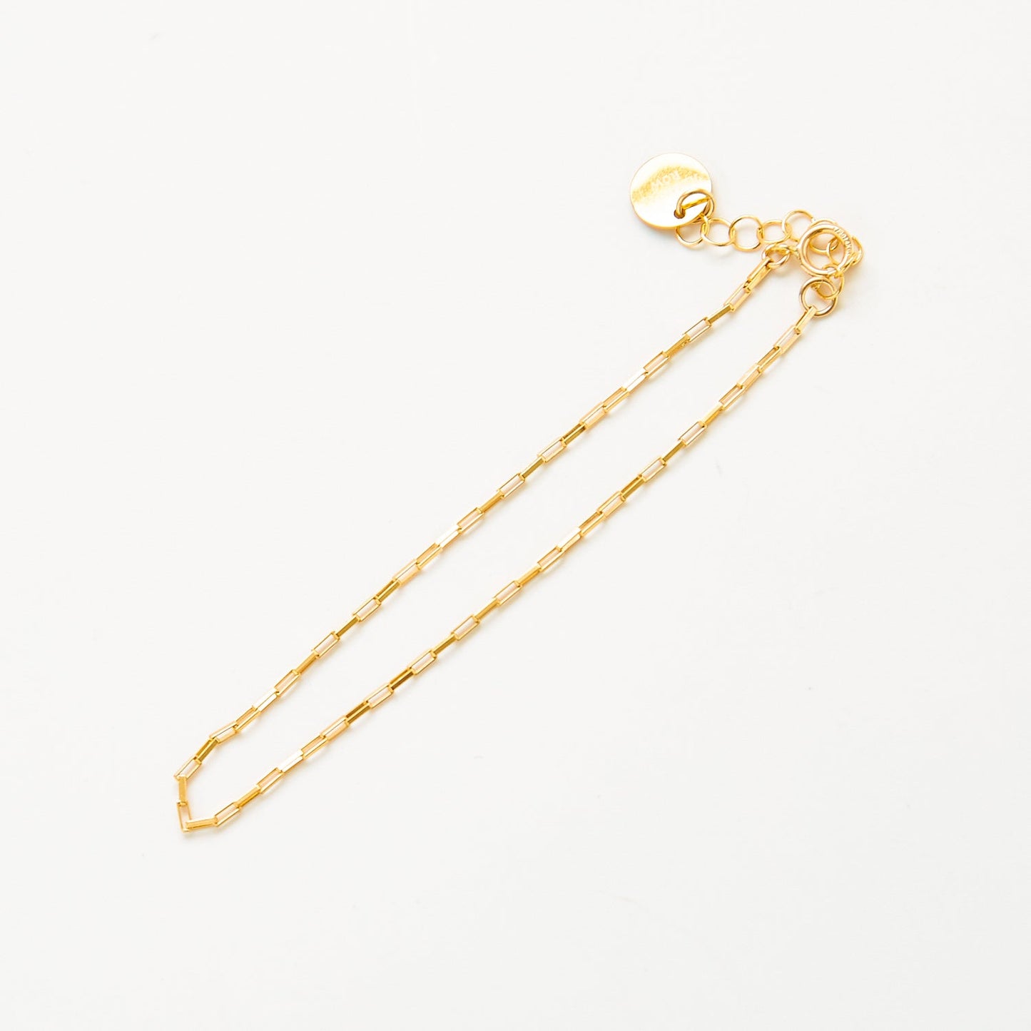 Gold Bar Chain Link Bracelet - Admiral Row