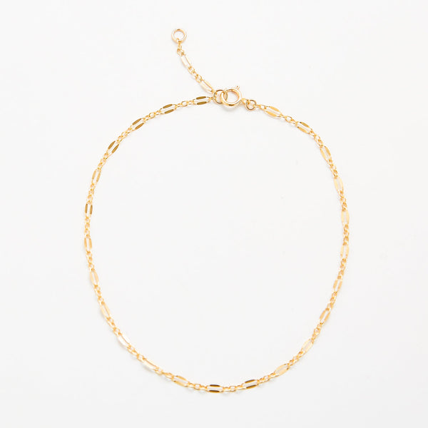 Dainty Double Link Chain Anklet - Admiral Row