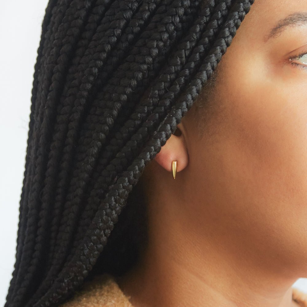 Gold Claw Stud Earrings - Admiral Row