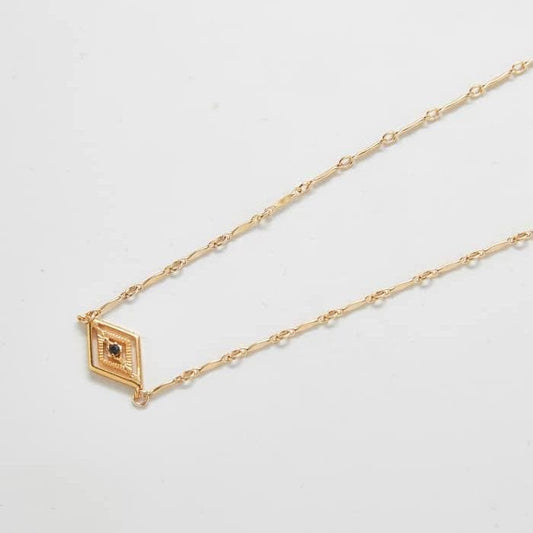 Gold Diamond Medallion Necklace - Admiral Row