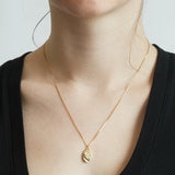 Gold Opal Sun Medallion Necklace - Admiral Row