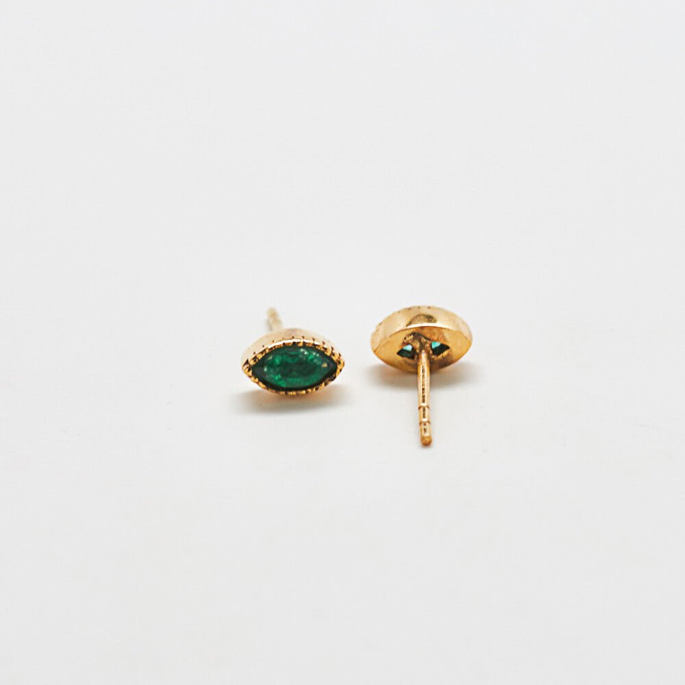 Jade Teardrop Stud Earring - Admiral Row