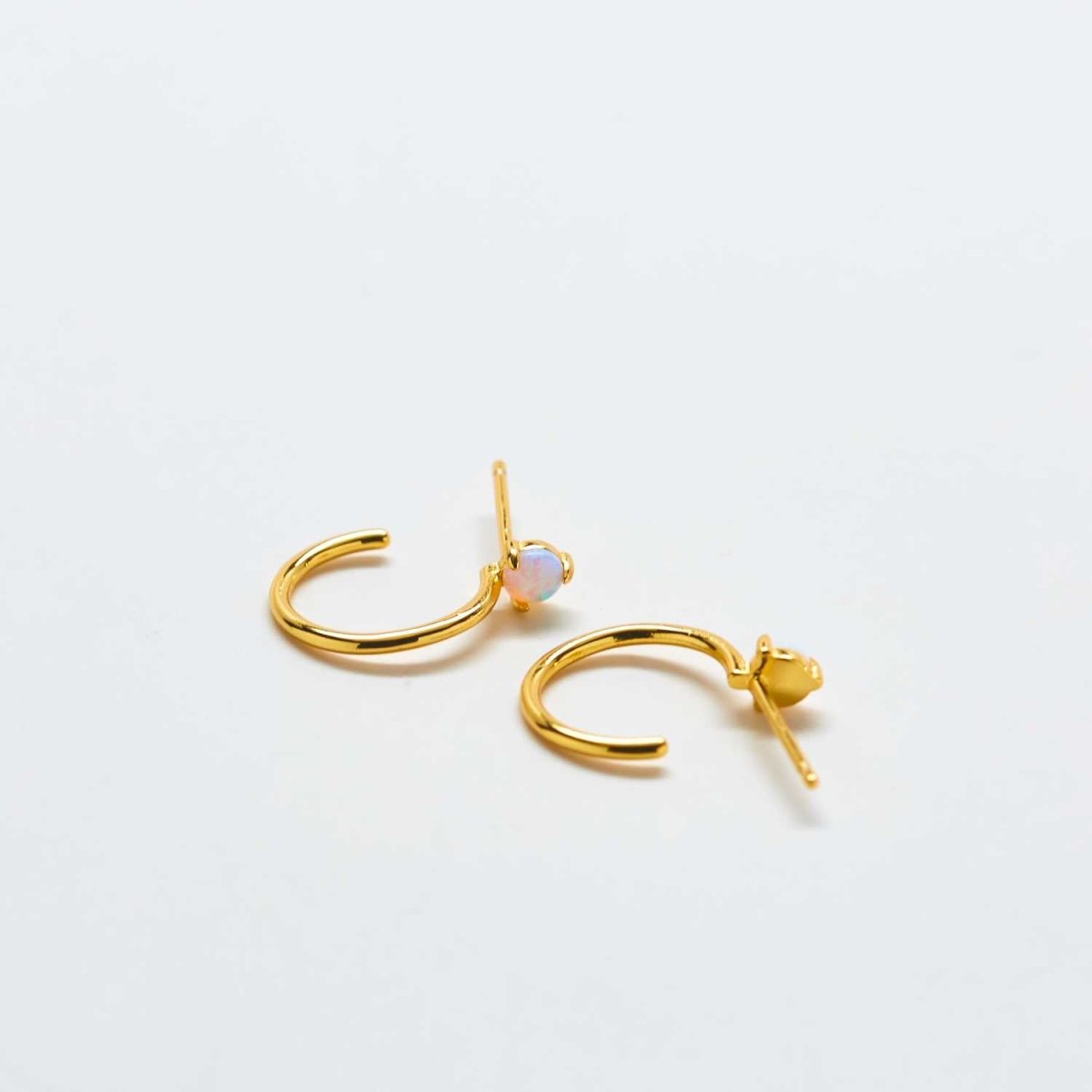 Opal Mini Hoop Earrings - Admiral Row