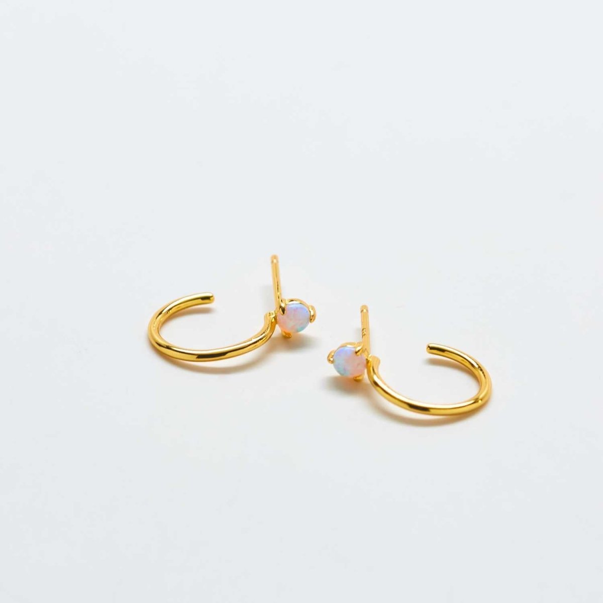 Opal Mini Hoop Earrings - Admiral Row