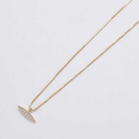 Pave Gold Eye Necklace - Admiral Row