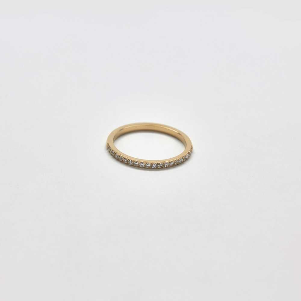 Pave Gold Stacking Ring - Admiral Row