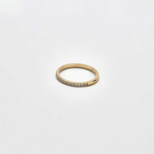 Pave Gold Stacking Ring - Admiral Row