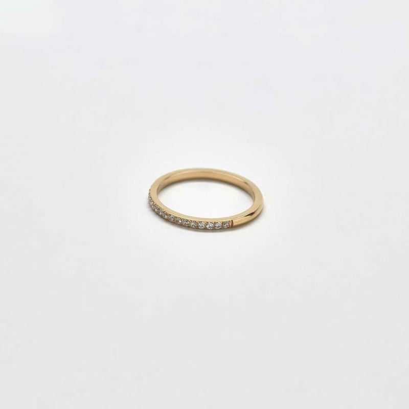 Pave Gold Stacking Ring - Admiral Row
