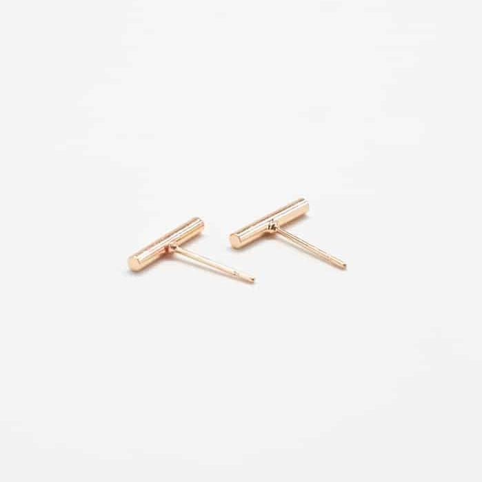 Slim Gold Bar Earrings - Best Seller - Admiral Row