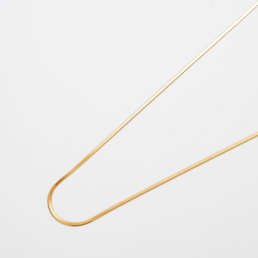 Ultra Thin Herringbone Necklace - Admiral Row